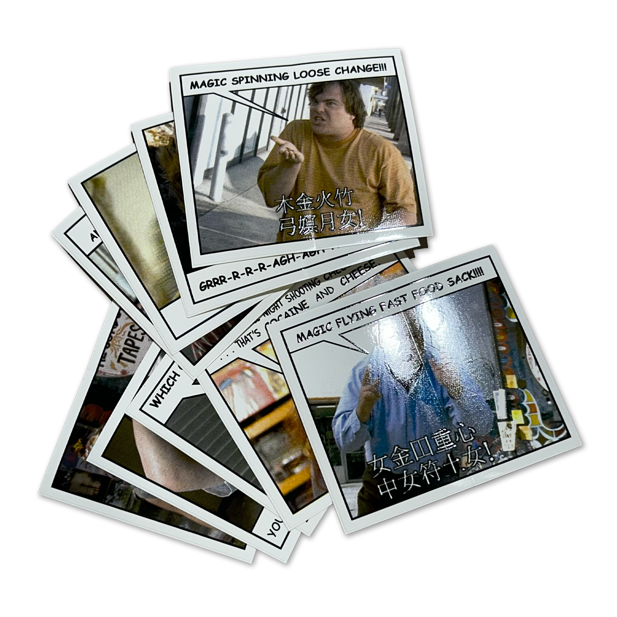 Square Sticker 9 Pack